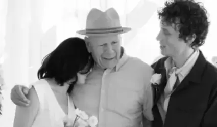 Bruce Willis estuvo presente en la boda de su hija