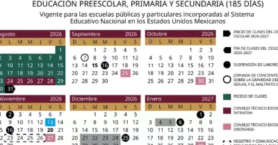 Calendario SEP 2026-2027