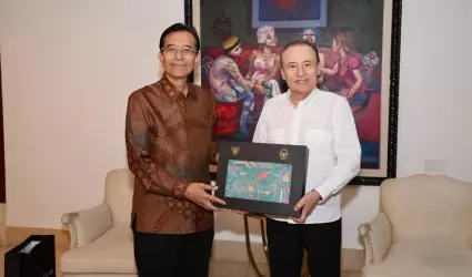 Visita de la delegaci�n de la Embajada de Indonesia en M�xico.