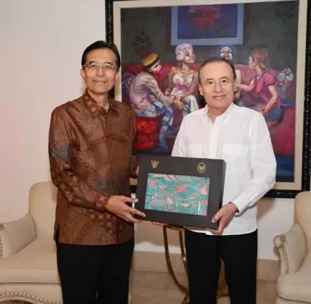 Visita de la delegaci�n de la Embajada de Indonesia en M�xico.
