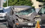 Accidente en bulevar L�pez Portillo deja da�os materiales