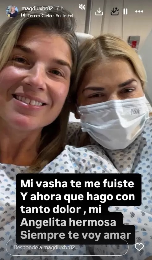 Magda Bleizeffer compartió fotografías junto a su hermana y le dedicó un emotivo mensaje de despedida.