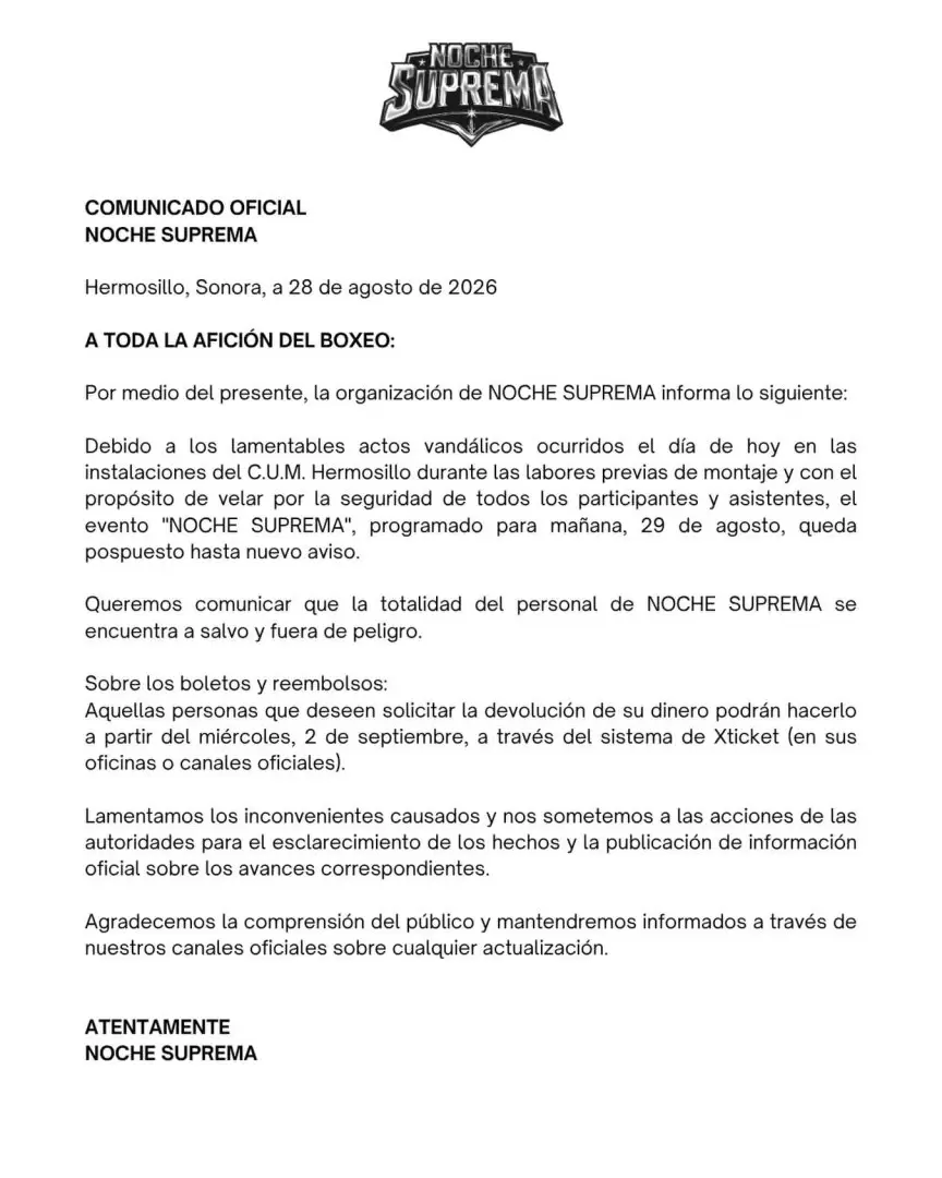 Comunicado