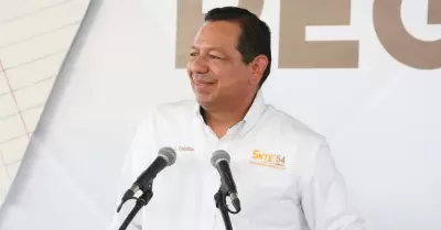 Javier Ceballos Corral, secretario general de la Secci�n 54 del SNTE.