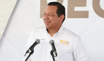 Javier Ceballos Corral, secretario general de la Secci�n 54 del SNTE.