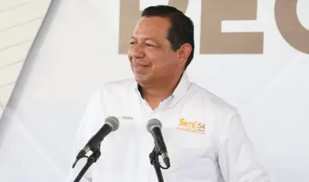 Javier Ceballos Corral, secretario general de la Secci�n 54 del SNTE.