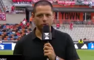 VIDEO 'Chicharito' cambia la cancha por el micr�fono