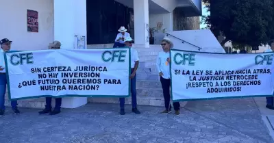 Jubilados y pensionados de la CFE