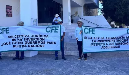 Jubilados y pensionados de la CFE