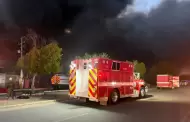 Arde recicladora en Hermosillo
