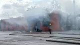 Incendio en local abandonado
