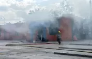 Arde local abandonado al poniente de Hermosillo; sospechan que fue provocado