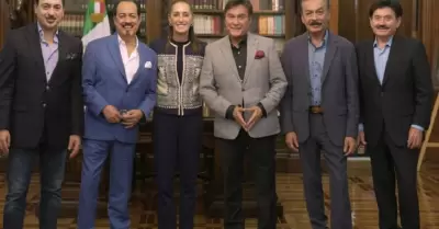 Sheinbaum y Los Tigres del Norte