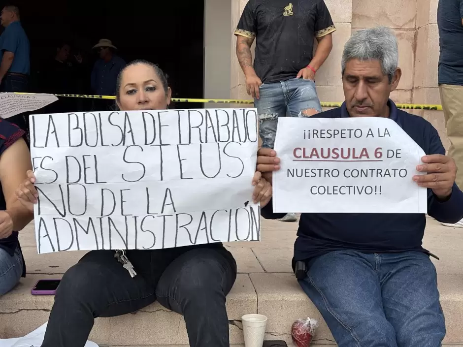 Protesta del Steus