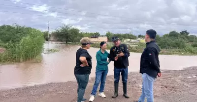 Afectaciones por lluvias en Miguel Alem�n.