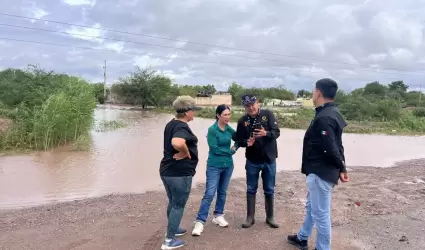Afectaciones por lluvias en Miguel Alem�n.