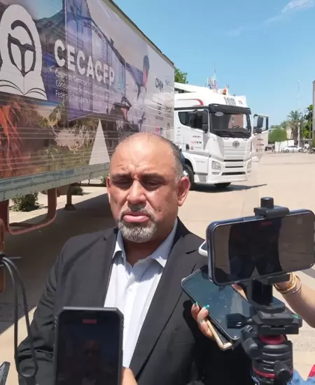 El representante de la Canacar en el estado, Guillermo Valdez Barr�n.