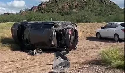 Volcamiento en la carretera federal M�xico 15, en el tramo Hermosillo a Guaymas