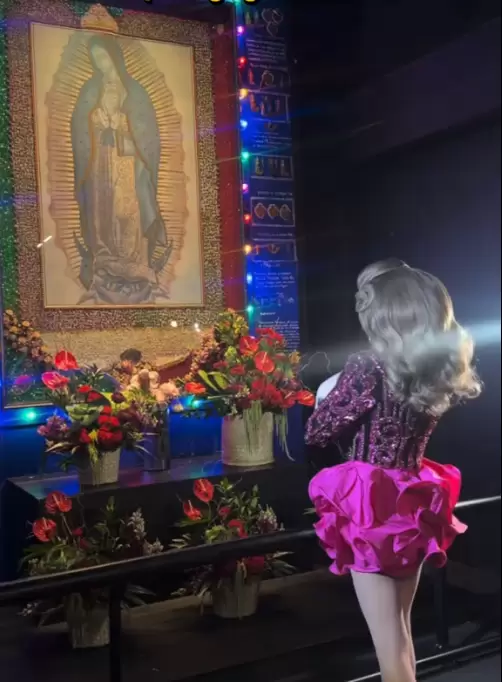 Belinda agradece a la Virgen de Guadalupe tras éxito de Mentiras: All Stars en el Auditorio Nacional