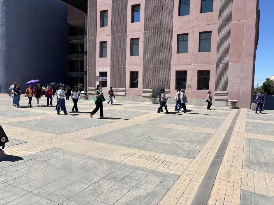 Simulacro en Centro de Gobierno