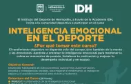 Invitan al curso en l�nea "Inteligencia Emocional en el Deporte"