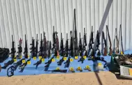 Operativo en Puerto Pe�asco: Siete detenidos, arsenal asegurado y 3 personas rescatadas