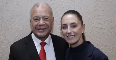 Alberto Anaya y Claudia Sheinbaum