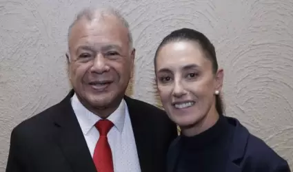 Alberto Anaya y Claudia Sheinbaum