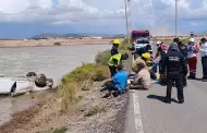 Resultan heridas tres personas al volcarse auto en la carretera a El Choyudo