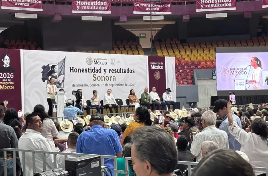 Sheinbaum en Sonora.