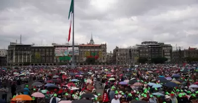 Claudia Sheinbaum cierra su gira de rendici�n de cuentas en el Z�calo