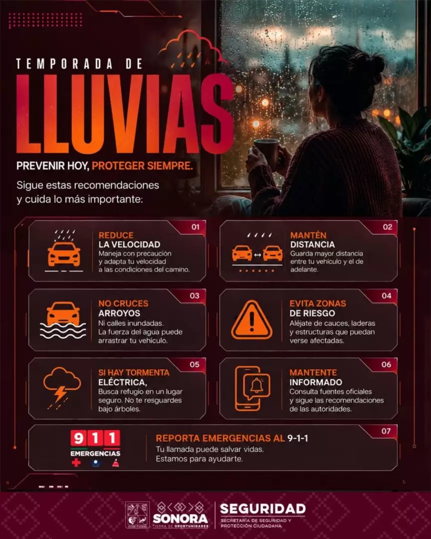 Recomendaciones por temporada de lluvias