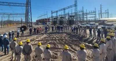 Autotransformador AT 4 de la Subestaci�n Seis de Abril, ubicada en Caborca, Sono