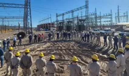 Autotransformador AT 4 de la Subestaci�n Seis de Abril, ubicada en Caborca, Sono