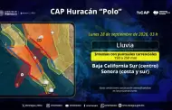 Se mantienen alertas preventivas en Sonora por acercamiento del hurac�n "Polo"