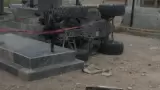 Cuatrimoto volcada en Guadalupe de Ures