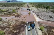 "Polo" deja inundaciones y caminos da�ados en BCS
