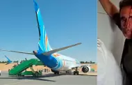 Videos del vuelo Dub�i-Tel Aviv se vuelven virales: gritos, sangre y un cuchillo en la cabina