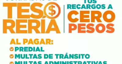 Recargos a Cero Pesos