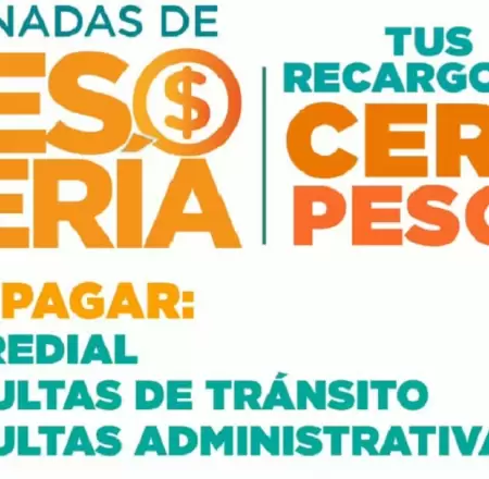 Recargos a Cero Pesos