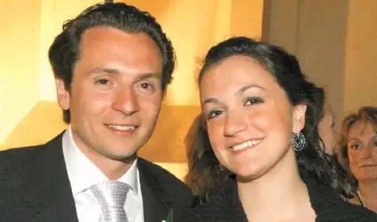Emilio Lozoya y su hermana, Gilda Susana Lozoya.