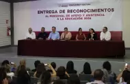 Reconocen a trabajadores por su trayectoria educativa