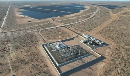 Central Fotovoltaica "Rafael Galv�n Maldonado" en Puerto Pe�asco, Sonora