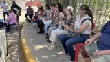 Protesta de jubilados y pensionados de Pemex