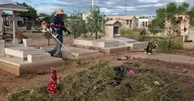 Limpieza de panteones