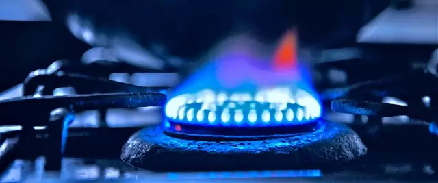Gas natural en la cocina
