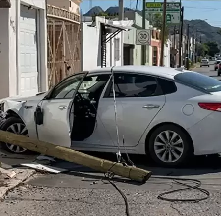 Choque en la colonia Centro
