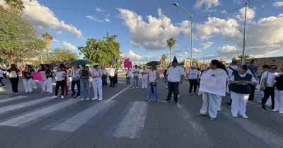 Trabajadores del IMSS en Hermosillo