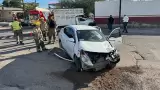 Choque en la colonia Olivares