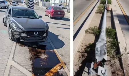 Accidente en el bulevar Colosio